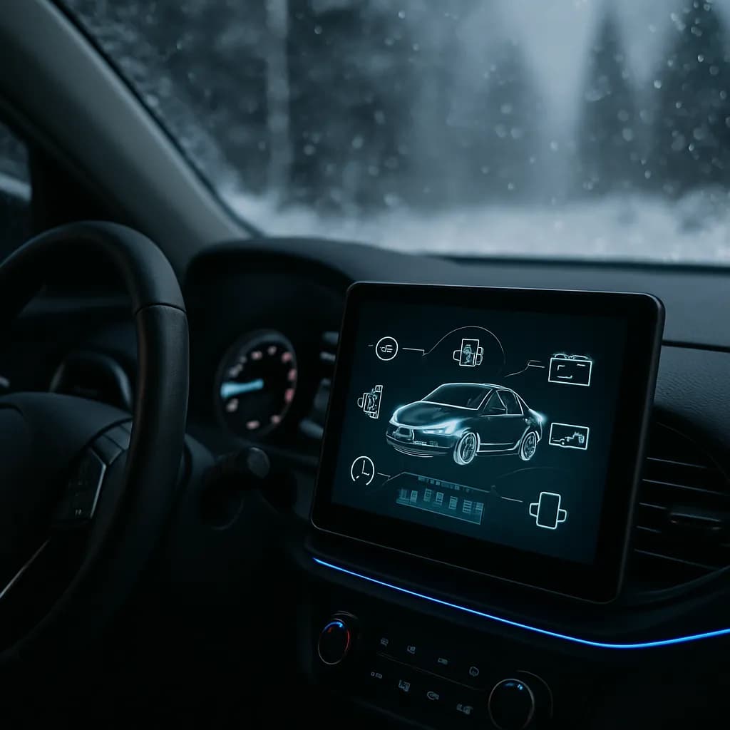 Išmanios automobilio žiemos diagnostikos sistemos: kaip jos keičia pasiruošimą šalčiams